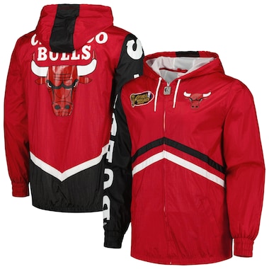  Mitchell & Ness Red  Undeniable Full-Zip Windbreaker Jacket