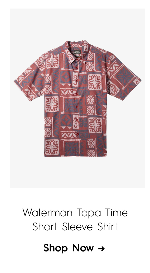 Waterman Tapa Time Short Sleeve Shirt