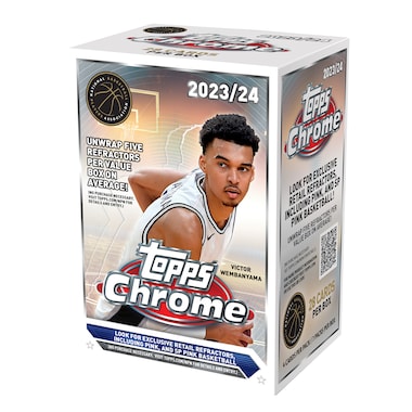 2023-24 Topps Chrome Basketball Factory Sealed Value Box