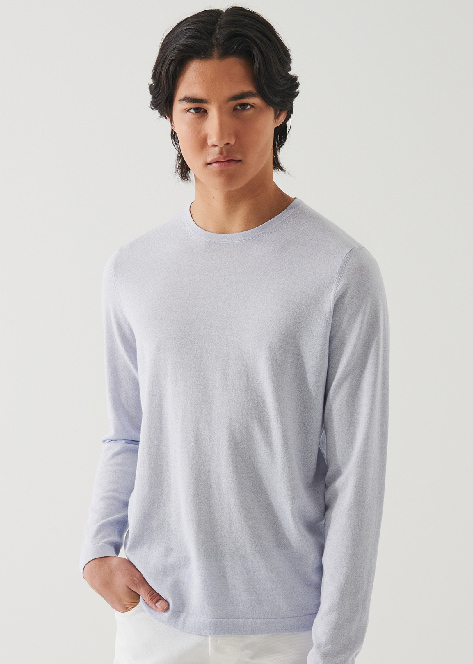 COTTON CUPRO CREWNECK