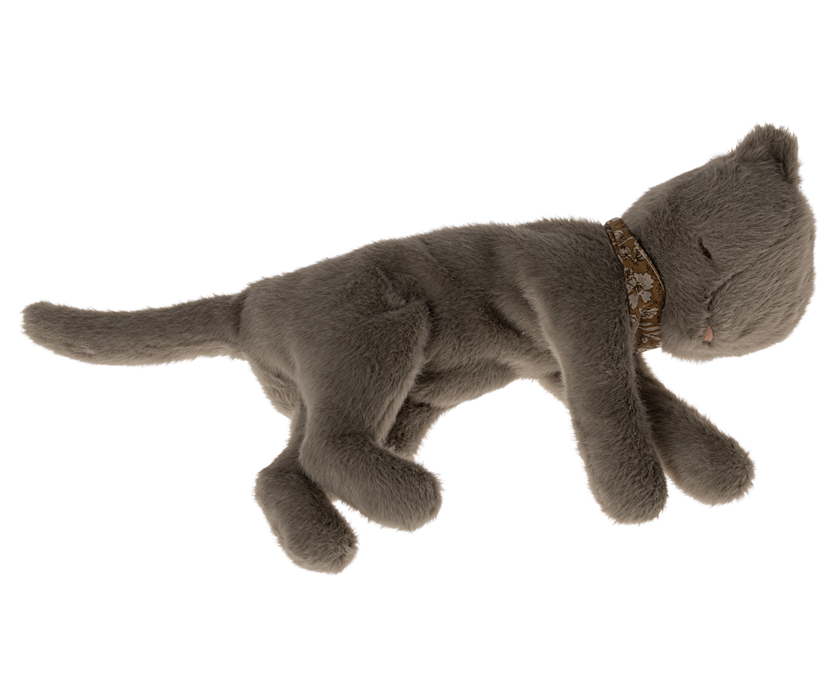 Image of Plush Kitten, Medium - Earth Grey