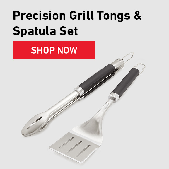 image of the Precision Grill Tongs & Spatula Set