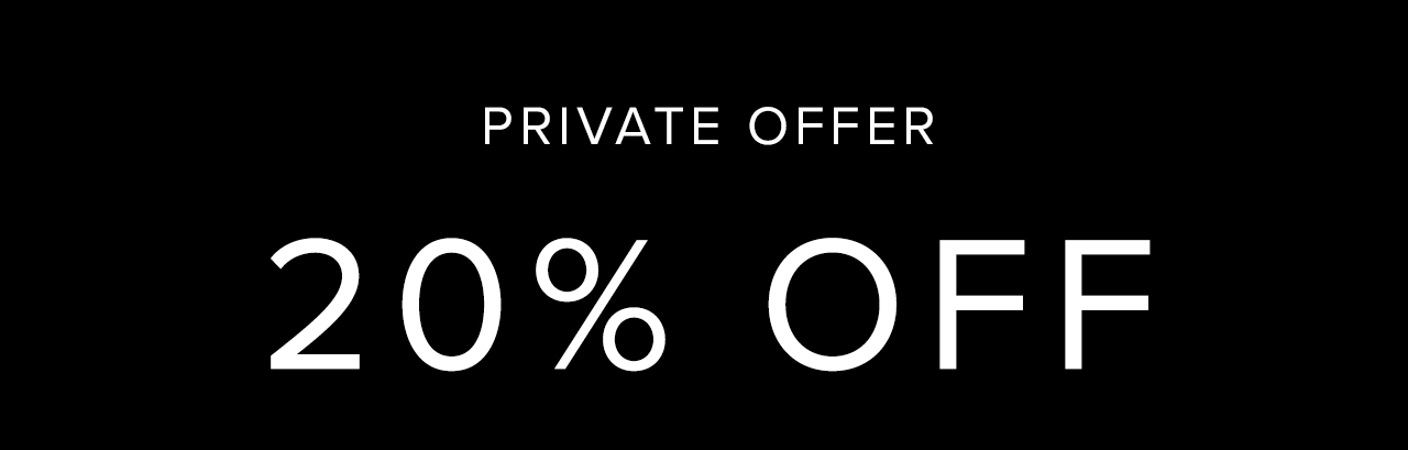 Private Offer: 20% Off