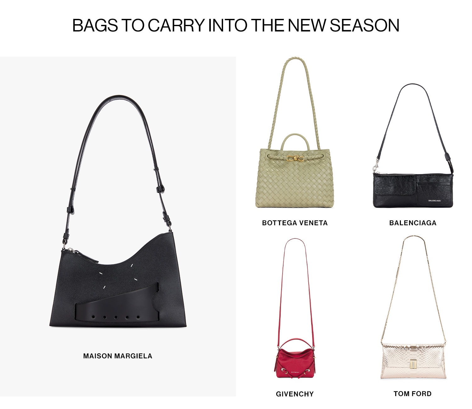 BAGS TO CARRY INTO THE NEW SEASON