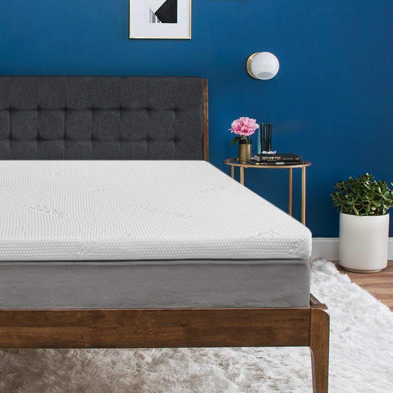 2,000+ Reviewers Swear By This $40 Memory Foam Mattress Topper