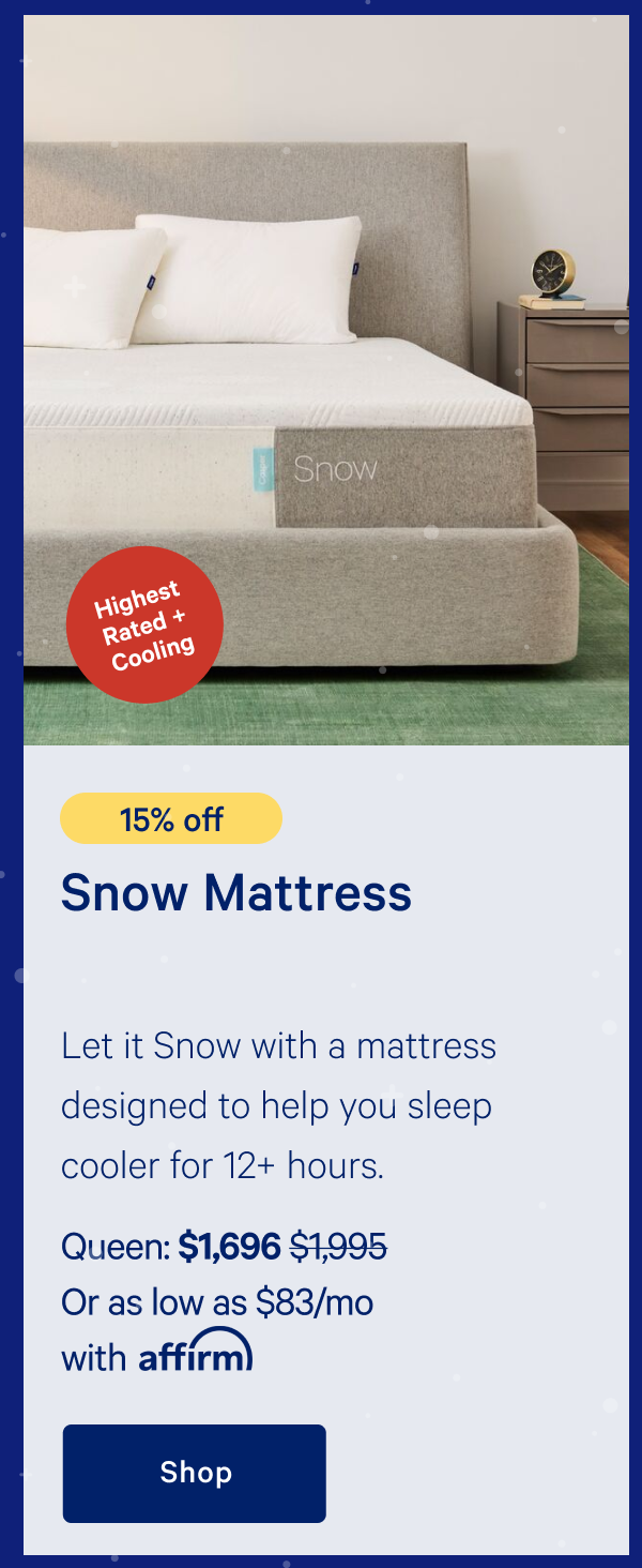 [15% off] >> Snow Mattress >>