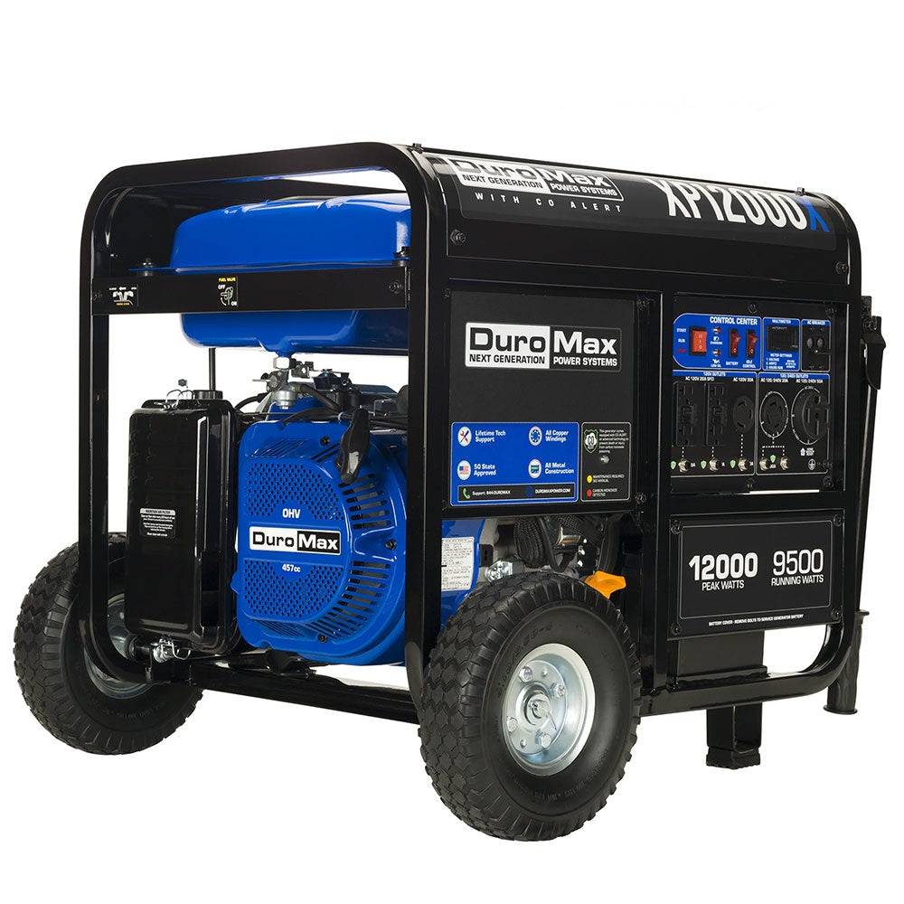 Image of 12,000 Watt Gasoline Portable Generator w/ CO Alert