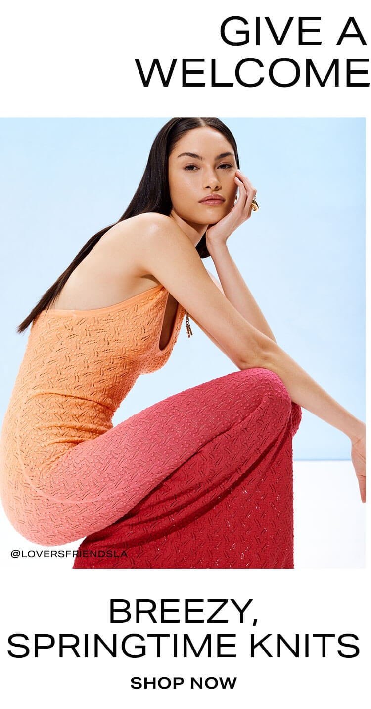 Give a Warm Welcome to These: Breezy, Springtime Knits - Shop Now