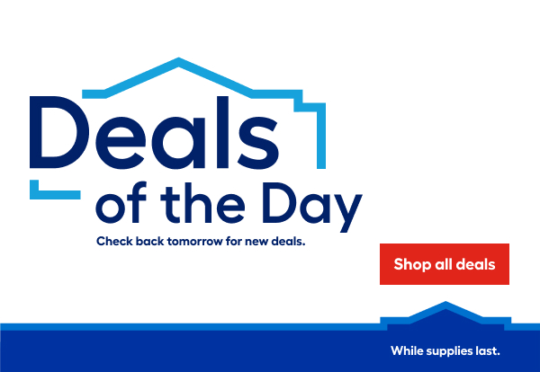 1 day-online only Deals of the Day. While supplies last.