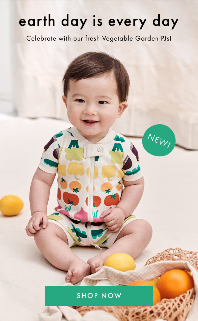 earth day is every day | Celebrate with our fresh Vegetable Garden PJs! | NEW! | SHOP NOW