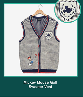 Mickey Mouse Golf Sweater Vest