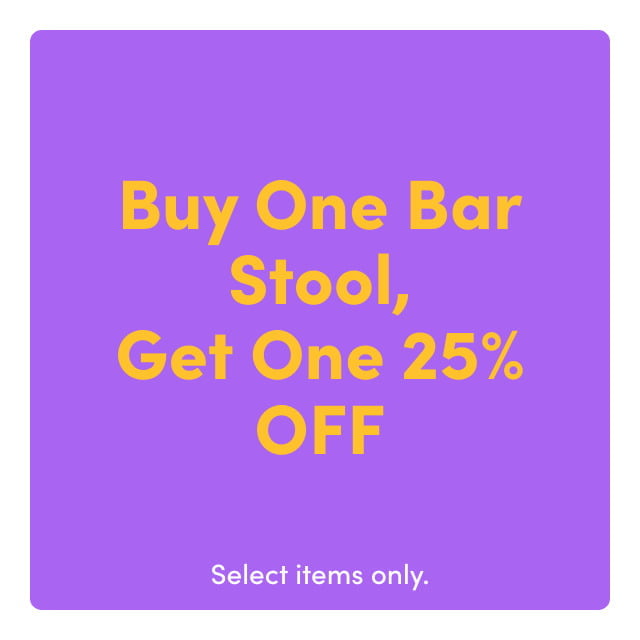 Buy One Barstool, Get One 25% OFF