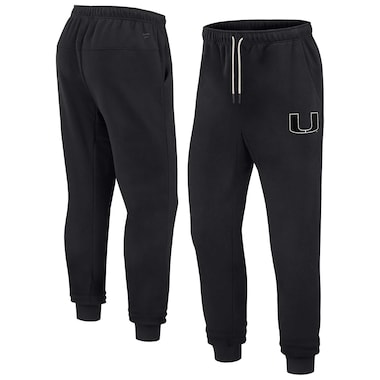 Unisex Fanatics Signature Black Miami Hurricanes Super Soft Fleece Jogger