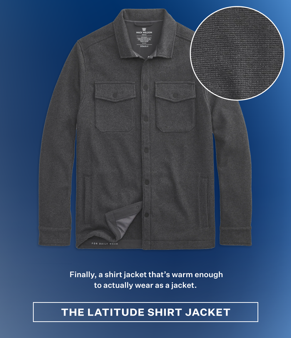 Latitude Fleece Shirt Jacket