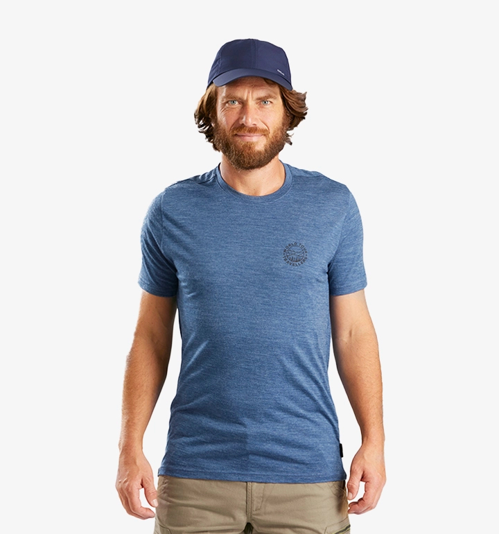 Forclaz Men's Travel 100 Merino Wool Hiking T-Shirt