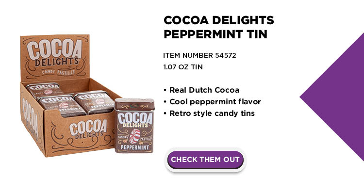 Cocoa Delights Peppermint Tin