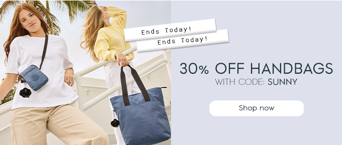 30% OFF HANDBAGS