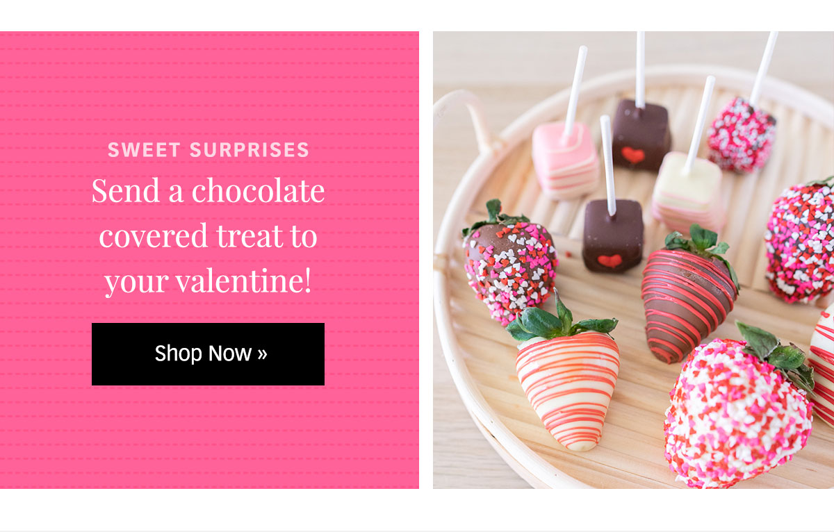 Shop Valentine's Gift Baskets »