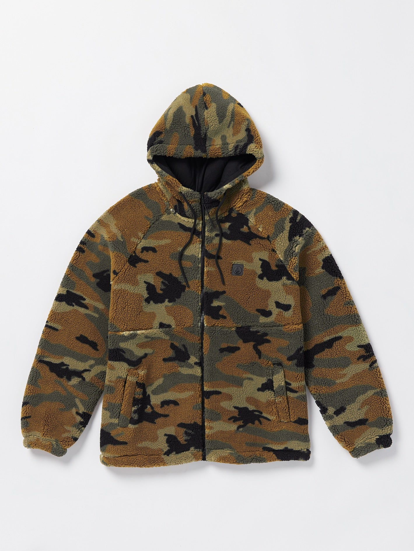 Image of Arstone Zip Fleece Jacket - Camouflage