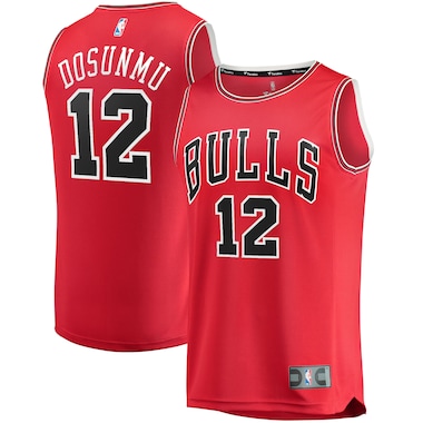  Fanatics Branded Ayo Dosunmu Red  Fast Break Replica Jersey - Icon Edition