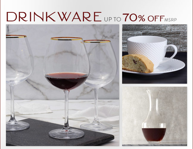 Shop Drinkware up to 70% Off MSRP