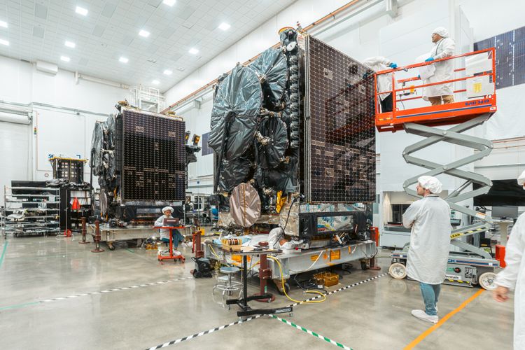 Northrop Grumman Ships Space Norways Arctic Satellite Broadband Mission Satellites to Launch Site