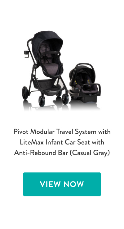 Pivot Modular Travel System with Safemax Infant Car Seat | Casual Gray | VIEW NOW