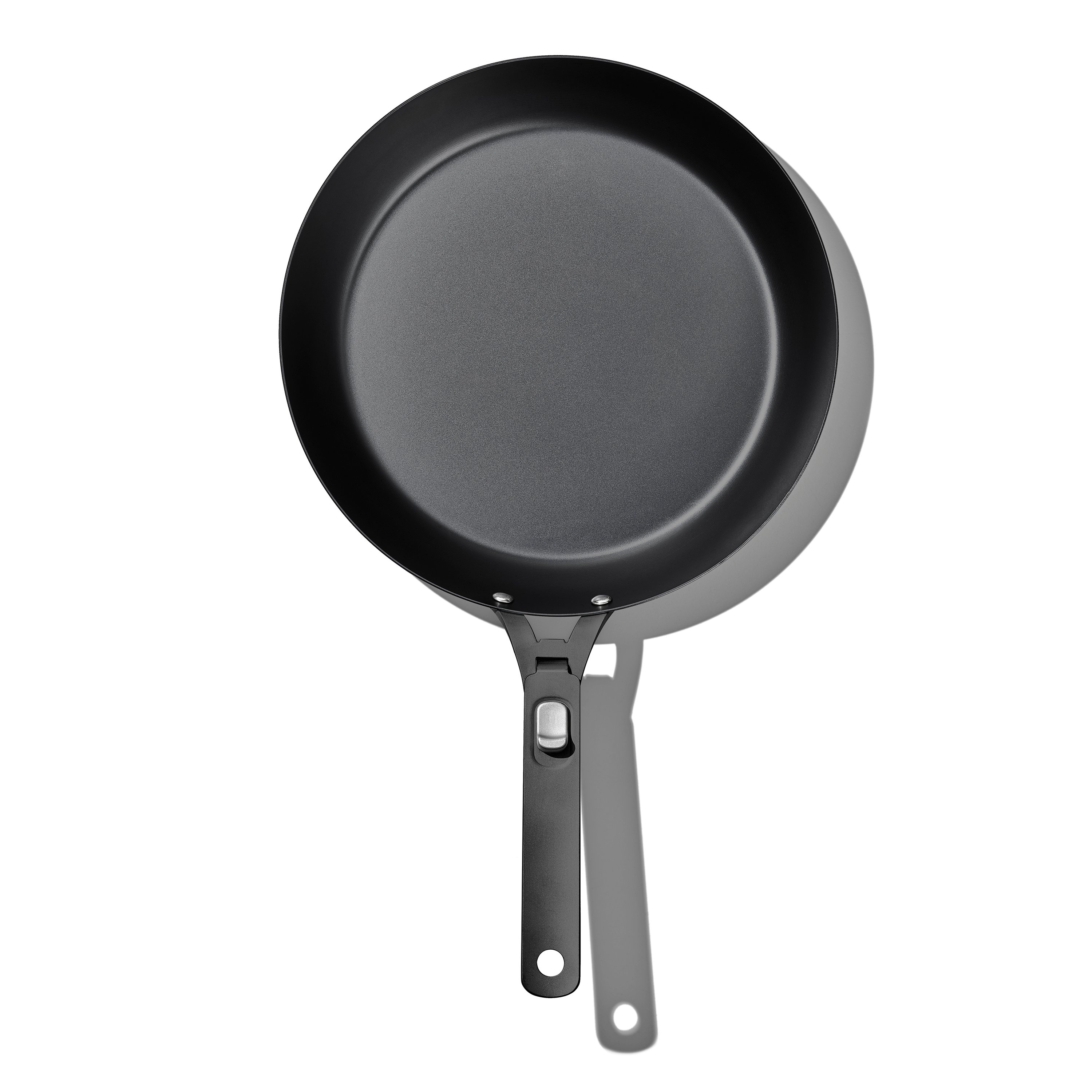 Image of Outdoor 12-inch Carbon Steel Pan with Removable Handle