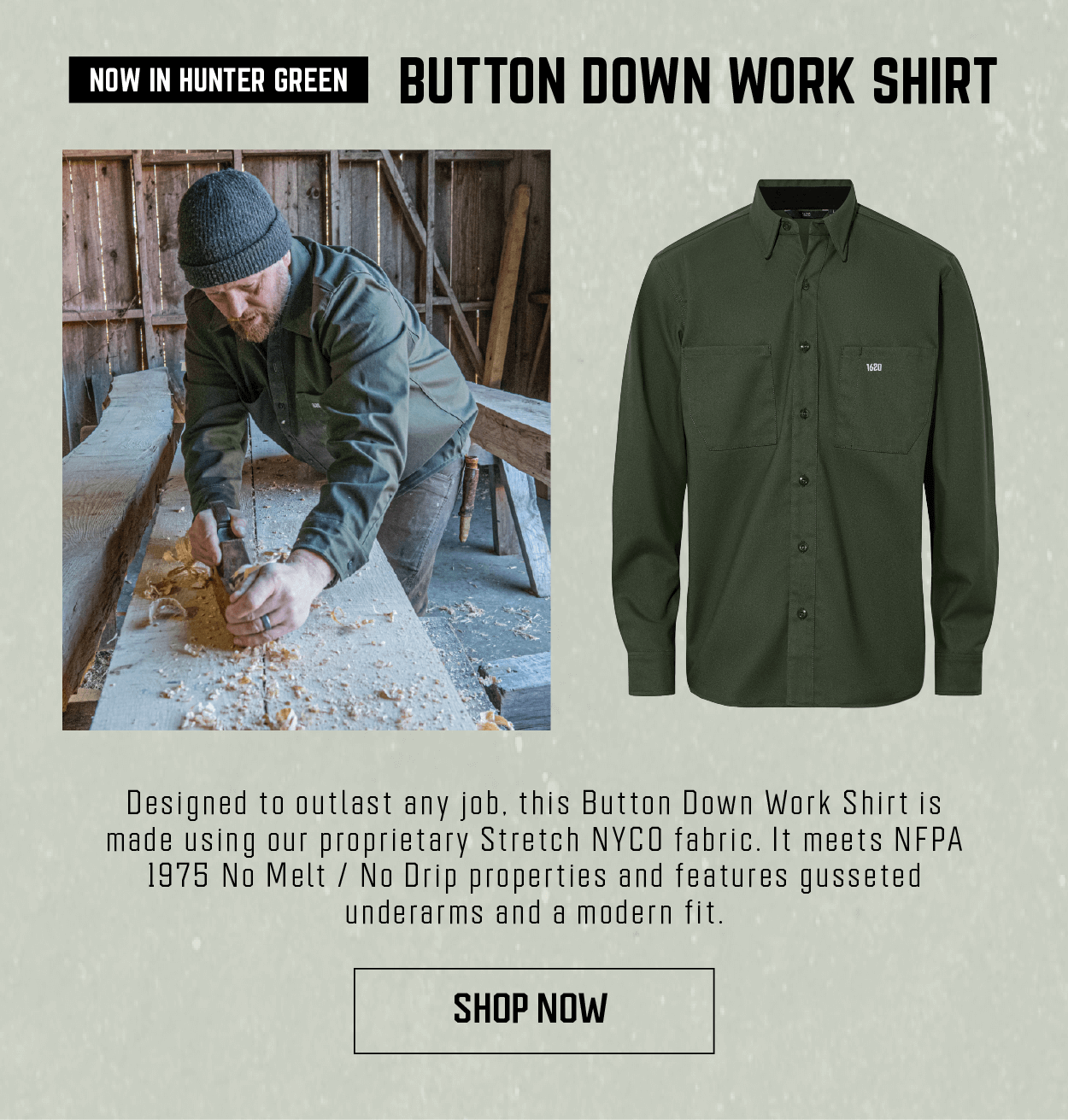 Button Down Work Shirt