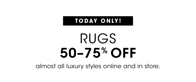 rugs 50-75% off