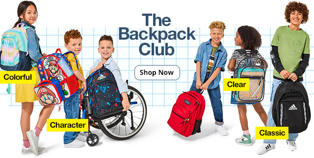 The Backpack Club. Shop Now