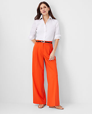 The Single Pleated Wide Leg Pant