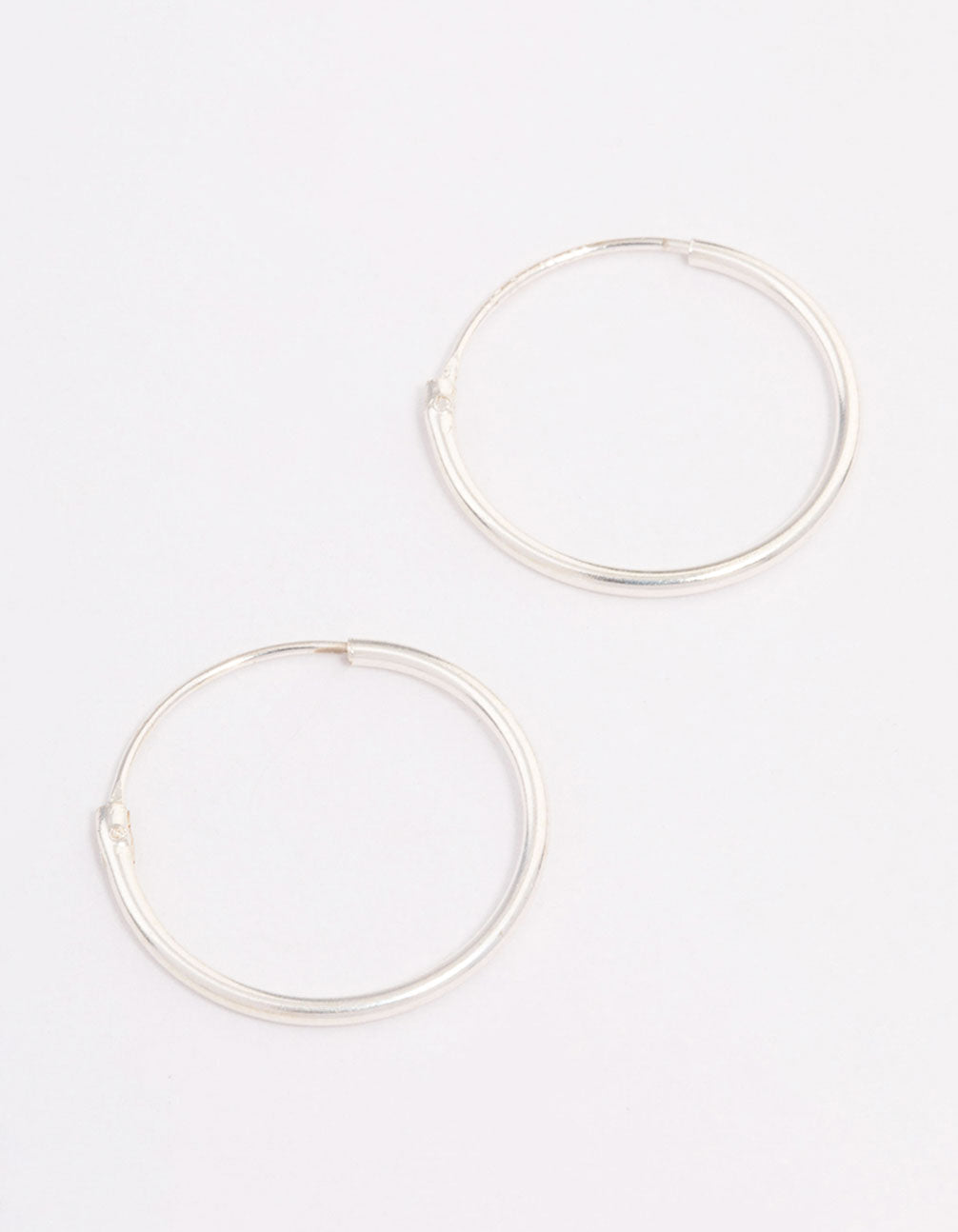 Image of Sterling Silver Hoop Earrings 16mm