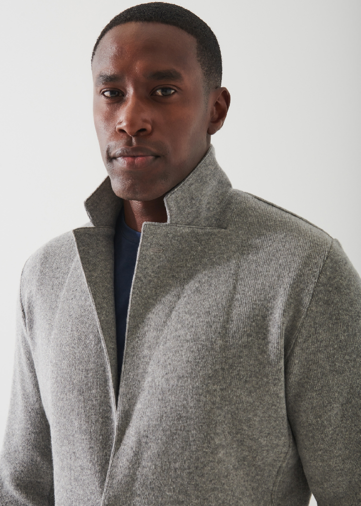 ECO-CASHMERE SWEATER JACKET