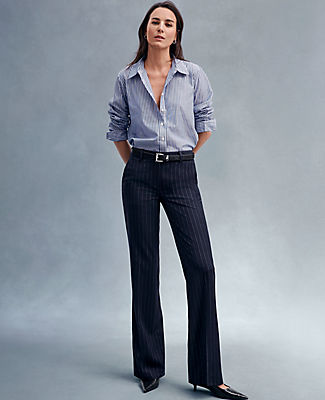 The Jayne Trouser Pant in Pinstripe