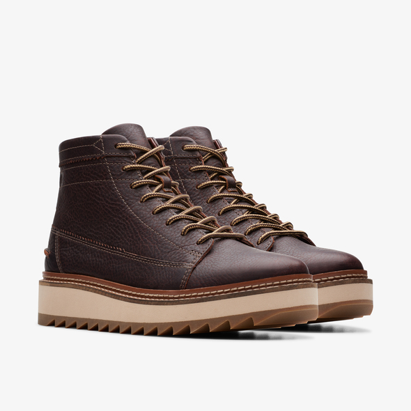 Clarkhill Hi Dark Brown Leather