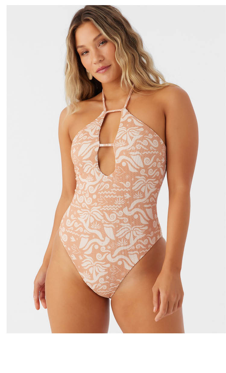 ROAM SLOW RIB SANTA CRUZ CHEEKY ONE-PIECE