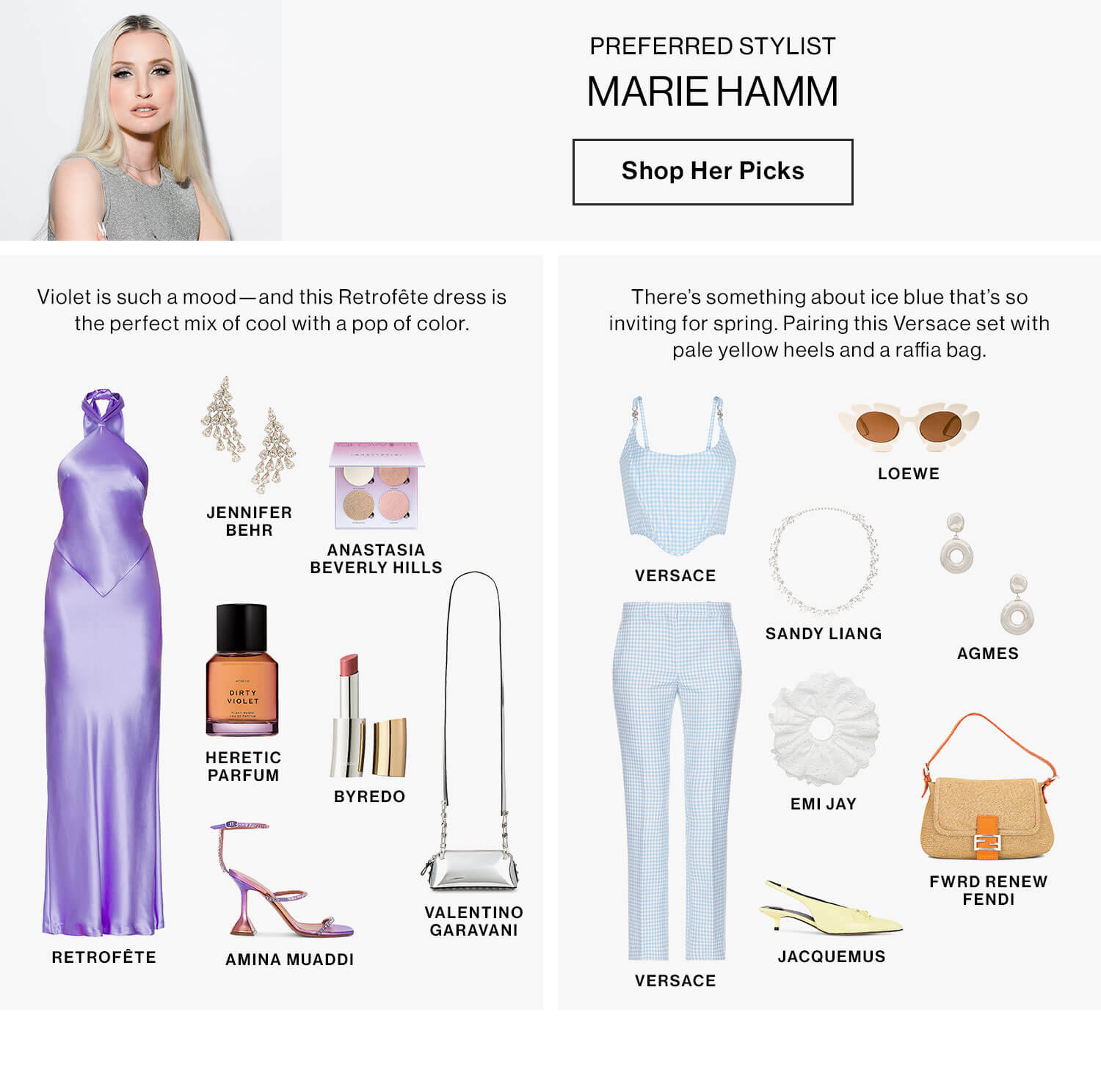 Marie Hamm, Preferred Stylist Shop Her Picks