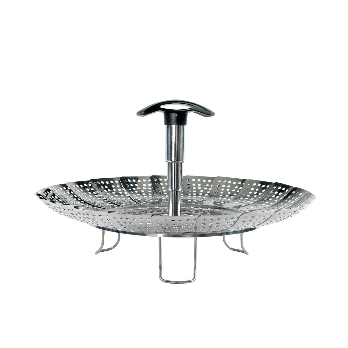 Image of Stainless Steel Steamer with Extendable Handle