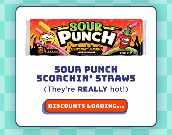 Sour Punch Scorchin' Straws (they're REALLY hot!) >>>