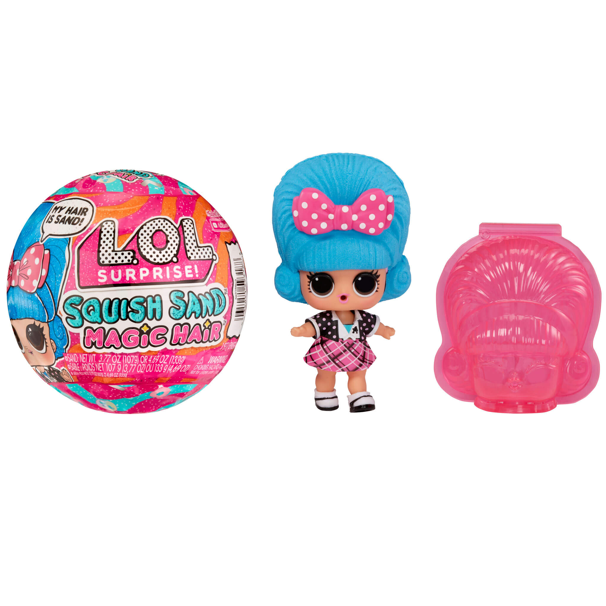 Image of LOL Surprise Squish Sand Magic Hair Tots with Collectible Doll, Squish Sand Dolls