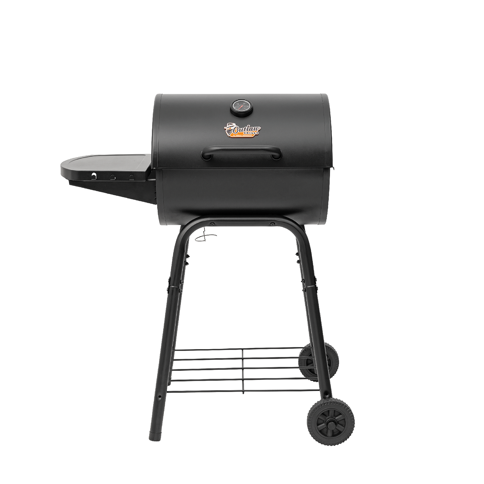 Image of Outlaw™ Grills Maverick™ Barrel Style Charcoal Grill