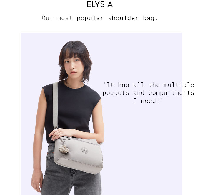 Elysia - Our most popular shoulder bag.