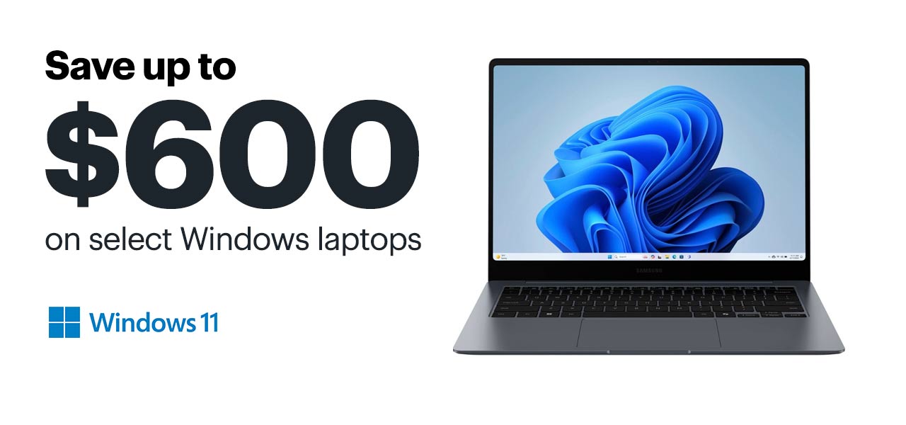 Save up to $600 on select Windows laptops. Shop now