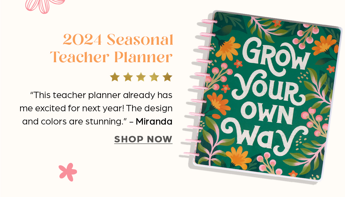 2024 Seasonal Teacher Planner