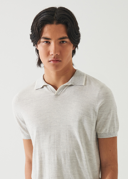 COTTON CUPRO TIPPED POLO