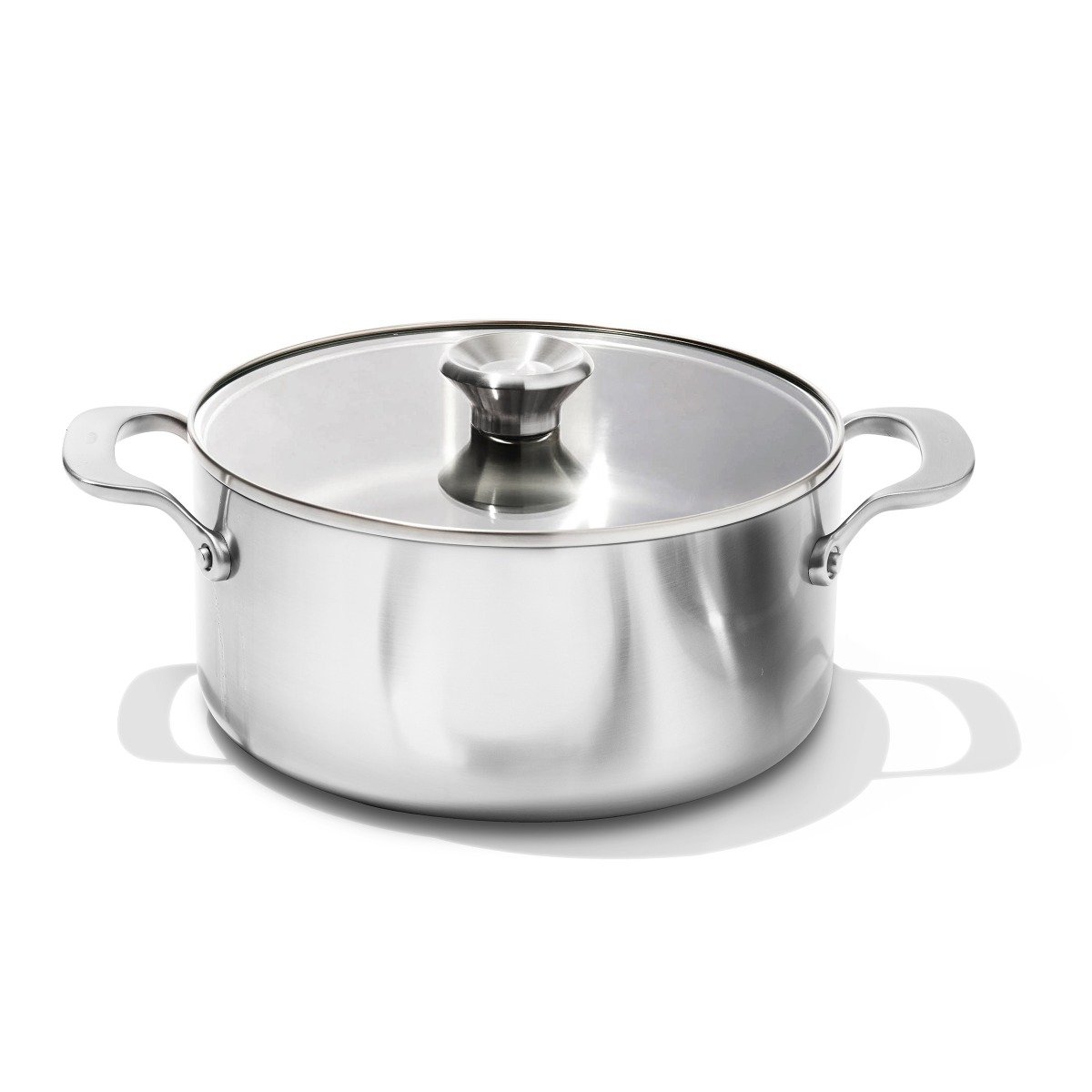 Image of Stainless Steel Mira Series 5.2qt Casserole And Lid