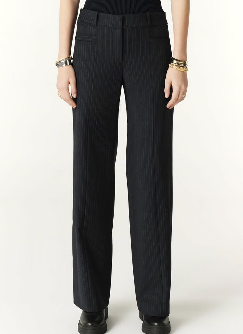 Image of Pistachio Pinstripe Trousers