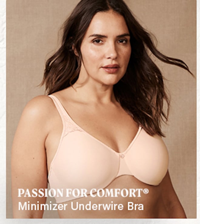 Passion for Comfort Minimizer Underwire Bra