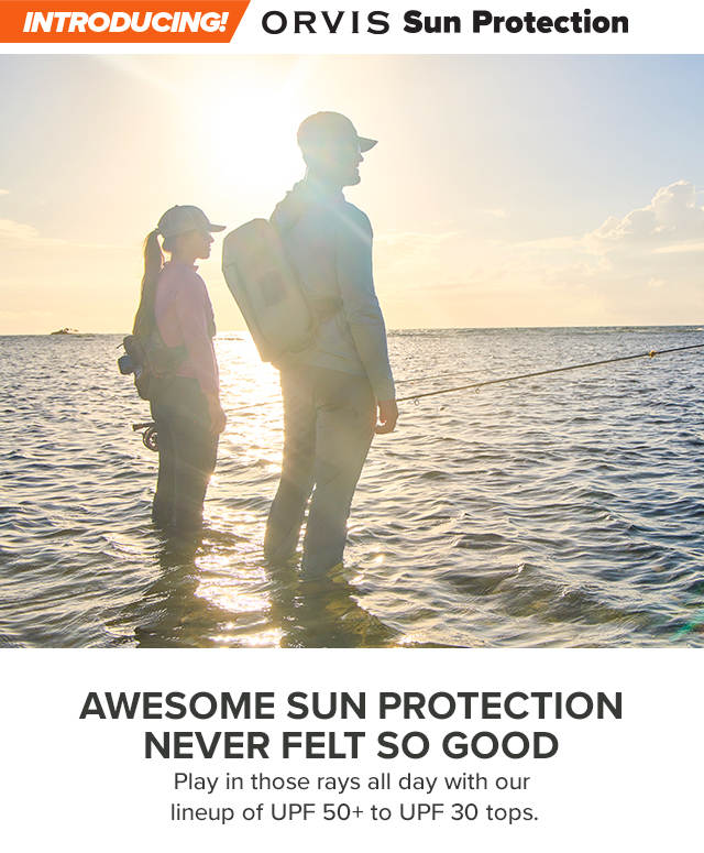  Man and Woman on a rocky shore casting fly rods Awesome Sun Protection Never Felt So Good